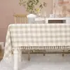 Em Estoque 50 Tipos de Toalhas de Mesa Xadrez Listrado, Caminhos de Mesa, Almofadas Decorativas, Capas de Sofá, Tecido Bordado Estilo Americano, Jogos Americanos, Tecido para Roupas Venda por Atacado