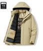Chamarra Camel Hjcamel, Calidez Invernal Desmontable, Cubierta Exterior Gruesa a Prueba de Viento e Impermeable para Mujer, Combinación de Colores
