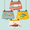 Cuecas Boxer Infantis de Verão Desenho Animado Respiráveis Sem Apertar Shorts para Meninos Venda por Atacado de Cuecas Boxer para Crianças Pequenas, Médias e Grandes