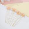 Horquilla de Pelo con Pedrería Estilo Coreano Horquilla para el Pelo Pin en Forma de U Flor para el Pelo de Pasarela Cheongsam Horquilla para el Pelo Joyería para el Cabello Horquilla Pequeña