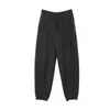 Pantalones de Punto 100% Lana Biebe Lazy Commuter para Mujer, Otoño Suaves con Cintura Elástica y Puños Ajustados, Pantalones Casuales