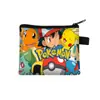 Nuevo Monedero de Dibujos Animados de Pikachu para Niños, Niños y Niñas, Estudiantes de Primaria, Bolsa de Almacenamiento, Bolsa con Cremallera de Tela para Llaves, Bolsa para Tarjetas al por Mayor