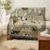 Estilo Ins Esterilla Decorativa para Camping al Aire Libre, Picnic, Tapiz, Funda de Cojín para Sofá, Manta, Toalla de Playa, Manta para Sofá