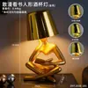 Lámpara de Atmósfera en Forma Humana para Lectura Abstracta, Lámpara de Mesa Pequeña de Lujo Ligero para Escritorio de Dormitorio, Para Regalar, Adorno Creativo de Gama Alta, Luz Nocturna