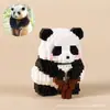 Novos Blocos de Construção de Panda para Crianças, Blocos de Construção de Partículas Micro em Formato de Flor, Brinquedos Educativos de Montagem, Brinquedos de Presente Venda por Atacado