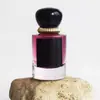 Garrafa de Perfume de Vidro de Aparência Elevada 15 Tipo Push de Baioneta Frasco de Perfume com Tampa Colorida Frasco Transparente