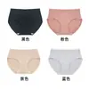 Calcinhas femininas de modal sem costura, cintura média, com fundo 100% algodão, respiráveis, hipoalergênicas, que não causam atrito