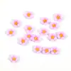 Accesorios de flor de cinco pétalos carnosos tridimensionales joyería para uñas de resina venta al por mayor flores de color claro materiales para accesorios de bricolaje