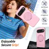 Funda para Google Pixel 11 Pro XL Aplicable Transfronteriza, Funda de Teléfono a Prueba de Golpes Dos en Uno con Soporte Giratorio de 360 Grados