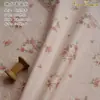 El Propietario de la Tienda Recomienda Azúcar Agua Jardín de Rosas Floral Sarga Algodón Puro Tela para Vestidos y Materiales de Ropa DIY