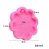 Molde de Silicone Flor de Alto Brilho para Pingentes de Resina Cristal DIY, Bolo Fondant, Assar Chocolate e Modelagem Especial