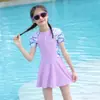 Traje de baño infantil Youyou para niñas CUHK verano infantil lindo bebé una pieza traje de baño profesional para niñas ropa de baño al por mayor