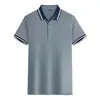 Nueva camiseta polo de verano con solapa de manga corta para grupo, ropa de trabajo corporativa, camisa de publicidad cultural, pedido de logo impreso