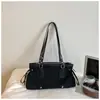Bolso de hombro versátil de gran capacidad, nuevo modelo otoño e invierno 2026, cuero suave esmerilado, tacto de alta gama, bolso tote vintage para el día a día