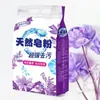 Polvo de Jabón Natural de Lavanda Genuina 5kg Detergente para Ropa Paquete Familiar Asequible para el Hogar Empaque Grande Disolución Instantánea en Agua Fría Bolsa Grande
