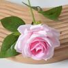 Simulação flanela flor rosa chifre rosa flor artificial casamento casa Dia dos Namorados decoração sentir buquê parede de flores