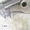Suministros del Fabricante Hebilla Transparente en Forma de I Charms de Plástico para Zapatos para Zuecos, Suelas de Zapatos de Jardín, Hebilla Transparente 1.2 Cordones