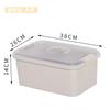 Caja de Almacenamiento Personalizada Cesta de Almacenamiento de Snacks Plástico Cosméticos Caja de Almacenamiento para el Hogar Caja de Almacenamiento para Dormitorio con Tapa