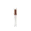 Novo Tubo Quadrado Transparente de 6ml com Formato de Bala de Camada Dupla para Gloss Labial, Tubo Vazio como Embalagem para Gloss Labial e Lip Tint