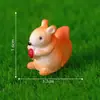 Micro paisagem de musgo criativa pequenas figuras de animais casa retrô jardinagem paisagismo decorações acessórios ornamentos miniatura