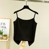Camisola de Terciopelo para Mujer Otoño e Invierno Lija Sin Mangas Base Interior Ropa Exterior Cálida Camisa Base Superior para Chica Gordita