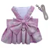 Mascota JK falda a cuadros correa de pecho correa perro perro gato chaleco ropa Teddy cubo de pelo suministros fabricante