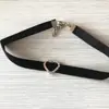 Cinta de terciopelo cifrada cinta de gamuza de terciopelo negro encaje de cinta zapatos y sombreros lazo accesorios de ropa