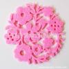 Casamento Transfronteiriço Feltro Colorido Coasters Vazados Cor Sólida Jogos Americanos de Casamento Coasters para Quarto de Casamento Vários Estilos Não Tecido Casamento