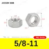 Tuercas hexagonales externas de acero inoxidable 304 M1.6~M30 en stock Tuercas hexagonales estándar alemán Din934 Venta al por mayor de fábrica