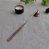 Herramienta para Vela de Aromaterapia Bronce Rojo Juego de 4 Piezas Mecha Portamechas Cortador de Velas Tapa Apagavelas Gancho de Campana Bandeja
