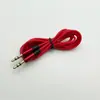 Línea de audio de 3.5 mm macho a macho para computadora Universal Coche aux teléfono móvil altavoz de coche línea de conexión fabricantes mayorista