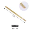 Palillos de Acero Inoxidable 304 Estilo Coreano Personalizados Comerciales Macizos Planos Dorados Cubiertos Principales Cuchillo Tenedor Cuchara Restaurante BBQ Vajilla