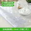 Mantel de Mesa de Vidrio Blando, Mantel de Plástico PVC, Impermeable, Resistente al Aceite, Lavable, Versión de Cristal, Disponible en Varios Tamaños, Venta Directa del Fabricante