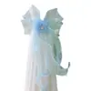 Abrazaderas de Cortina de Lazo Estilo Francés, Decoraciones para Cortinas Transparentes, Cuerdas de Amarre Florales, Accesorios para Ventanas de Bodas, Dormitorios y Salas de Estar