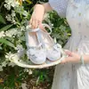 Nuevos zapatos Lolita estilo palacio, dulces y lindos, Mary Janes planos, zapatitos de princesa