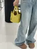 Bolso Cubo 2025 Primavera y Verano Nuevo Estilo Bolso de Mano de Cuero Genuino Bolso de Cuero Genuino de Gama Alta para Mujer Bolso Tipo Cesta de Verduras de Gran Capacidad