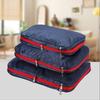 Bolsa de almacenamiento de viaje transfronteriza juego de tres piezas gran capacidad impermeable tipo compresión bolsa de almacenamiento bolsa de almacenamiento para clasificación de maleta