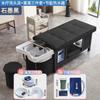 Cama para Lavar el Cabello, Cama de Masaje Específica para Salón, Cama de Terapia de Vapor para la Cabeza de Belleza, Equipo Ajustable para Salón de Peluquería, Silla de Spa