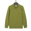 Suéter de Punto Canalé Color Sólido Estilo Old Money para Hombre, Lujoso y Sofisticado, Cuello Alto con Media Cremallera, Top Casual Otoño e Invierno