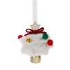 Colgante de Árbol de Navidad Transfronterizo Ins Lindo Mini Árbol de Navidad de Fieltro de Lana Colgante de Carrillón de Viento Decoraciones Navideñas