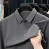 Camisa Polo de Manga Larga Transpirable para Hombre, Estilo Casual, Solapa, Nuevo Estilo Otoño 2026, para Jóvenes y Personas de Mediana Edad, Business Casual