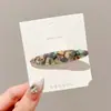 Pinzas laterales estilo dopamina con un toque de alta gama, pinzas delicadas con flecos para niñas, pasadores dulces, pinzas de cocodrilo a la moda