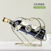 Estante de vino para el hogar, estante de vino decorativo, soporte para botellas de vino, estante de vino de estilo europeo, estante de vino para el hogar, pieza decorativa