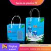 Bolsa de Mão de Plástico PVC Produto Personalizado Presente Saco de Embalagem Externa Logotipo Saco de Embalagem de Alimentos Impressão Personalizada