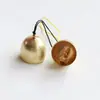 Paquete de Materiales DIY para Campana de Viento de Latón, Campana de Bendición para Exterior, Colgante de Timbre de Metal para Puerta, Accesorios Hechos a Mano para Decoración Navideña
