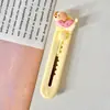 Cor de doce desempacotamento rápido faca de arte estudante arte feito à mão DIY cartoon fofo cachorro salsicha corte atacado
