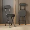 1017 pessoas salvaram itCadeira dobrável para uso doméstico na sala de estar, moderna e simples, adequada para dormitórios e apartamentos pequenos, cadeira simples popular online