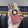 Adequado para Capa Magnética de Strass para Apple 17 Pro Max, Película de Lente Anti-Queda Gradiente para iPhone 16, Capa Protetora 15