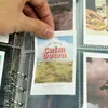 Páginas de Reposição para Álbum de Cartões A5, Armazenamento Transparente com 4 Compartimentos para Cartões de Fãs, Polaroids, Cartas de Jogo, Fornecimento Direto em Estoque