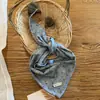 Bufanda Triángulo con Borlas Florales para Niños, Nuevo Estilo Otoño/Invierno, Unisex, Calentador de Cuello Cálido para Exteriores, Cubrecuello Suave Versátil para Bebés